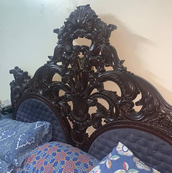 Sheesham wood Complete Bed Set 1