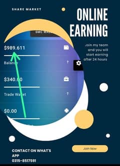 Online earnings