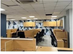 Area 2500 Square Feet Fully Furnished Corporate Office Near MM Alam Road Gulberg Lahore Original Pics