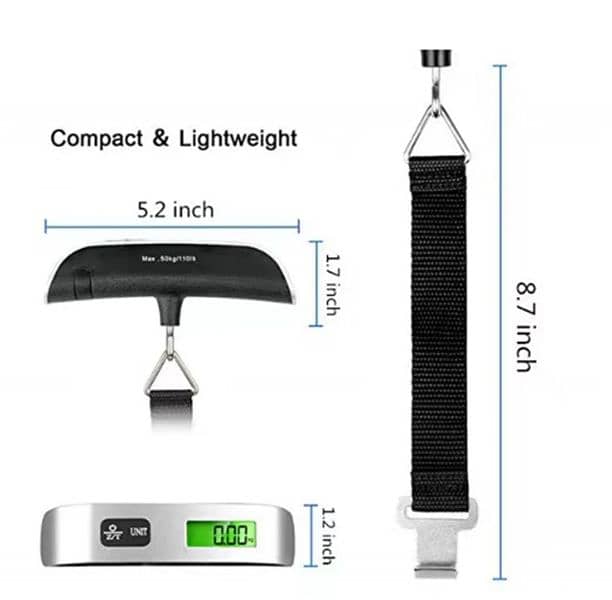 Weighing Scale l Digital l 50 kg Capacity l 0323-4536375 6