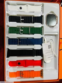 7 In 1 Ultra Smart Watch With Rubber Straps