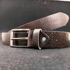 Genuine cow hide leather belt