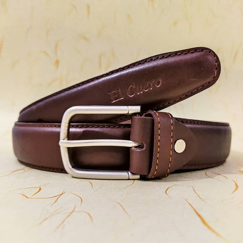 Genuine cow hide leather belt 9