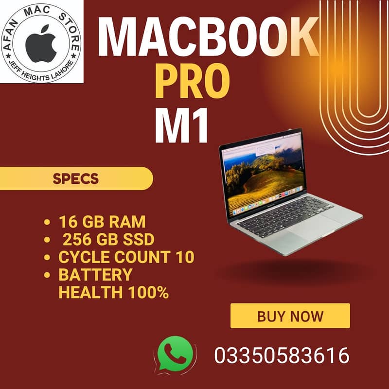 Macbook pro M1 13inches 16gbram/1tbssd 4