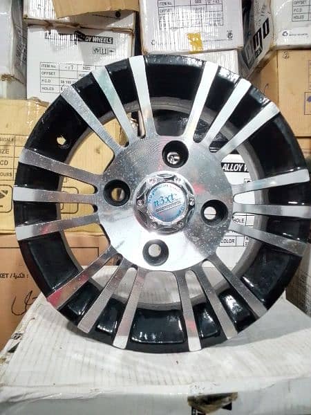 GENUINE ALLOY RIMS FOR MEHRAN, HEROOF AND KHYBER 1