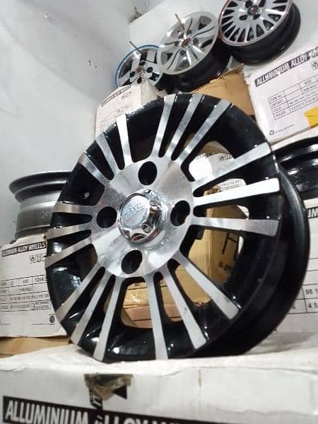 GENUINE ALLOY RIMS FOR MEHRAN, HEROOF AND KHYBER 2