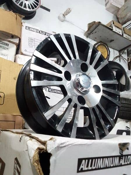 GENUINE ALLOY RIMS FOR MEHRAN, HEROOF AND KHYBER 4