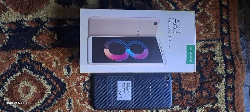 Oppo A83 3/32 memory complete box new condition serious buyer's cntct 5