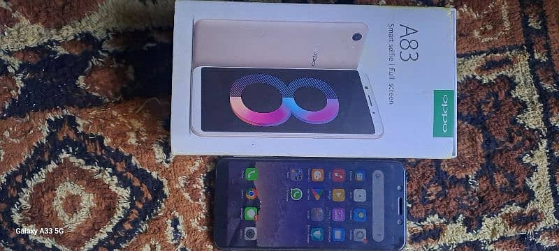 Oppo A83 3/32 memory complete box new condition serious buyer's cntct 6