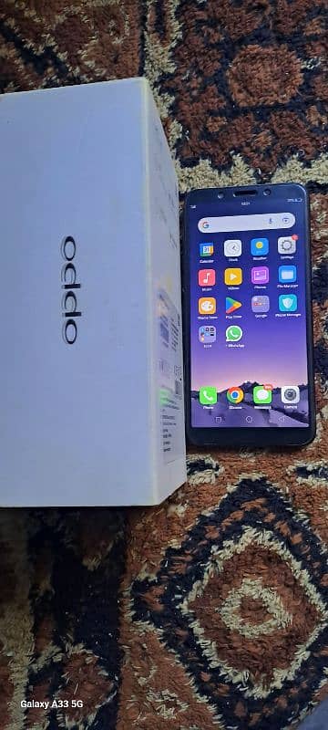 Oppo A83 3/32 memory complete box new condition serious buyer's cntct 8