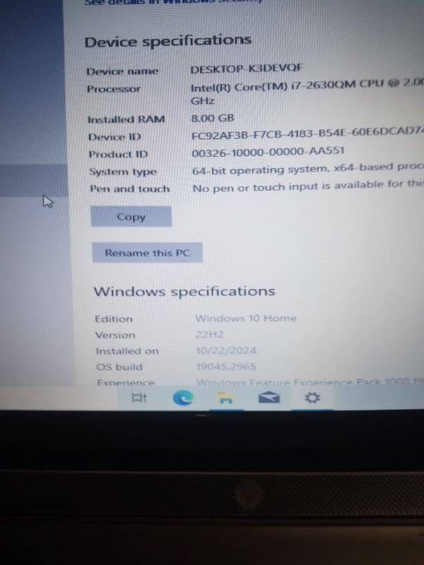 i7 laptop for sale HP pavillion dv6 2