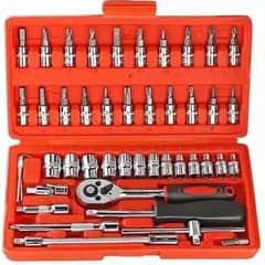 46 PCs Stainless Steel Home Repairing Tool Set