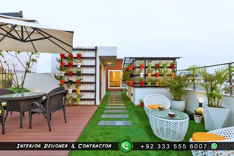 Home Garden - Artificial Grass - Terrace - Rooftop Garden - Patio 5