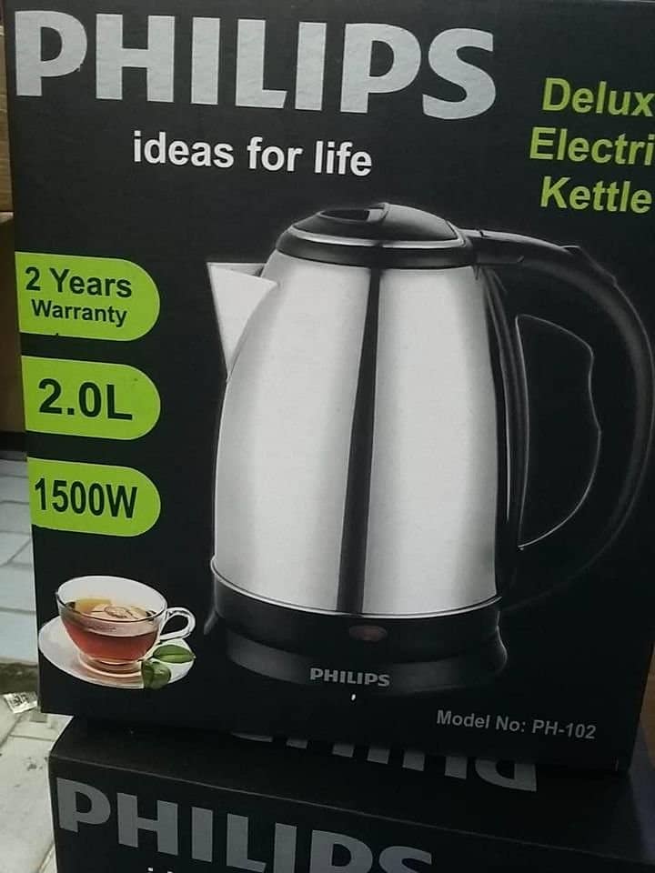 Kenwood & Phillips Electric Kettle 2.0L 1