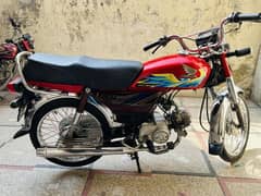 Honda cd 70 2021  model original condition tapy pr lamination hoi h