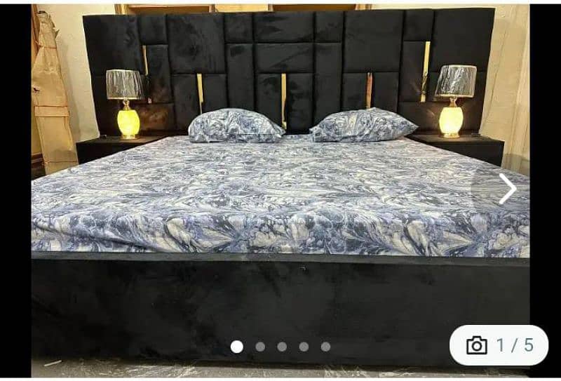 Bed sets wooden bed black v shape velvet bed 10 foot bed 4