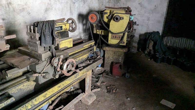 2 Lathe machines (5ft) for sale 0