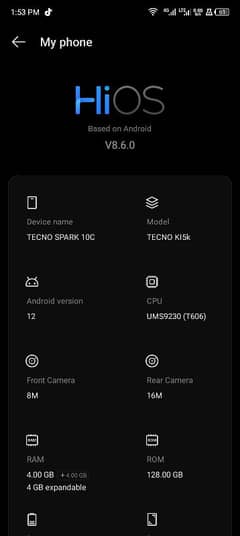 Tecno spark 10c