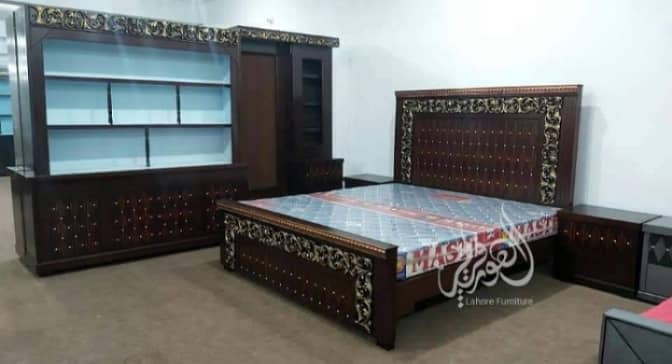 wooden bed/bed set/luxury bed/king size bed/double bed/furniture 9