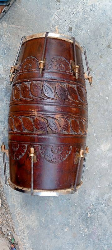 Indian Dholak Best Quality Taali Wood 1