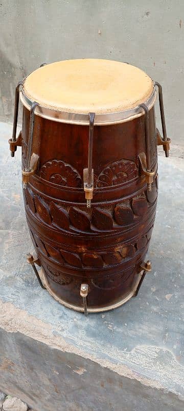 Indian Dholak Best Quality Taali Wood 3