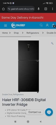 haier refrigerator hrf-306idb