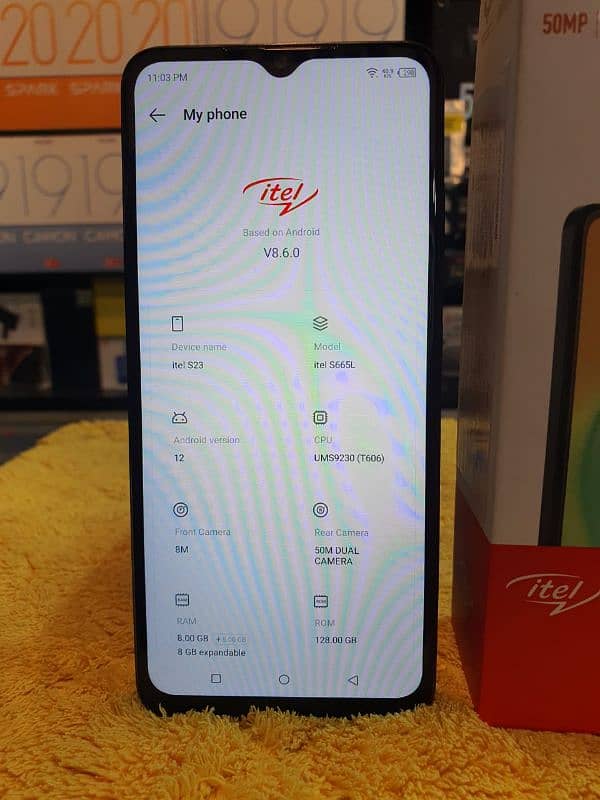 Itel S23 8/128 Complete Box 2