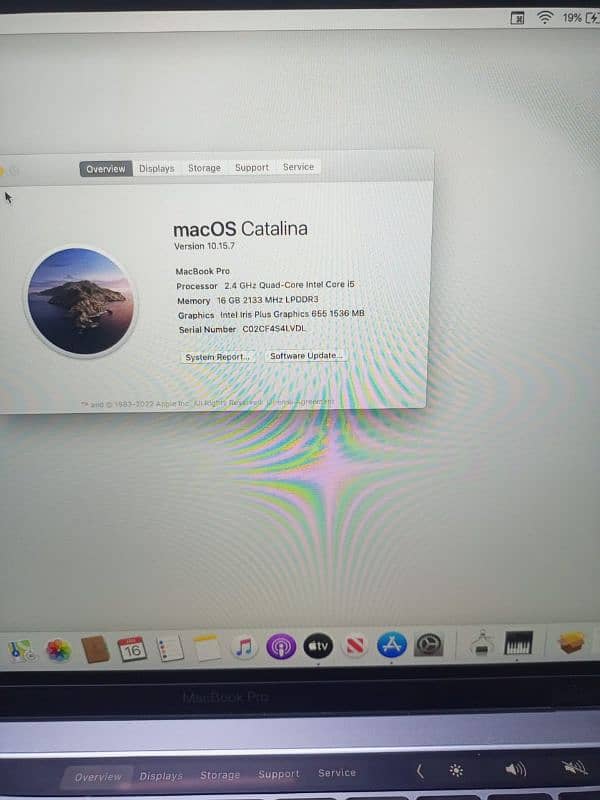 Macbook Pro 2019 Core i7 with 16/512 Configuration 0