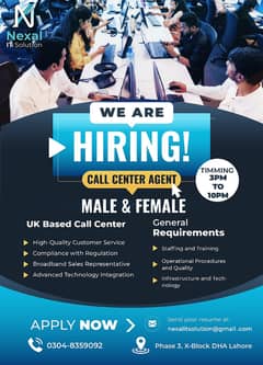 Call Center Agent (UK)