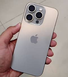 iPhone 15 Pro 128GB JV Natural Titanium Just Box Open 0