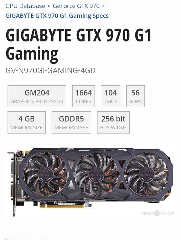 Invidia Geforce Gtx 970 gaming graphic card 12