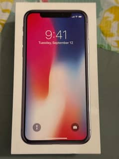 iPhone X 256gb PTA Approved with box