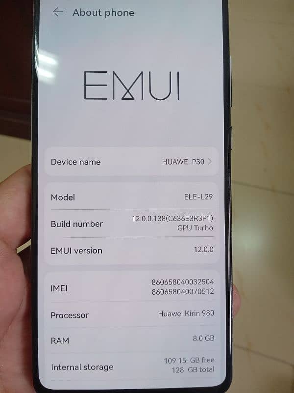 HUAWEI P30 NON PTA excellent condition scratchless set 7