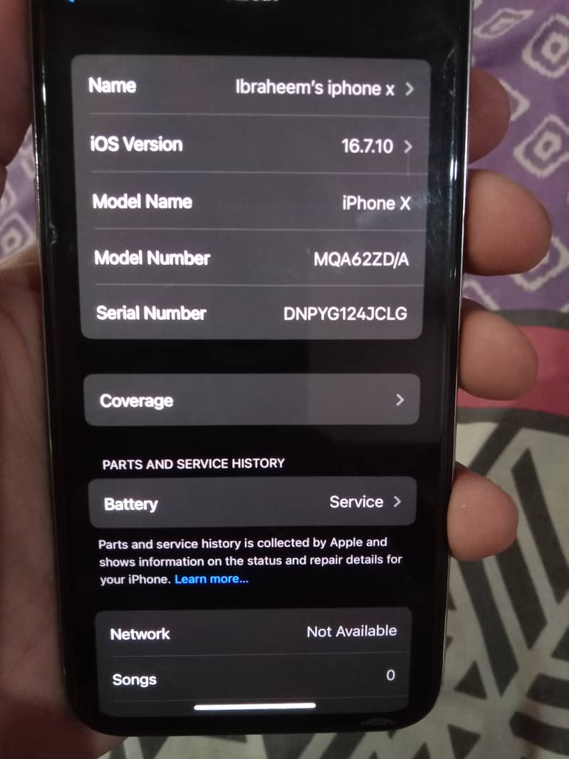 Iphone X factory unlock 64 gb 3