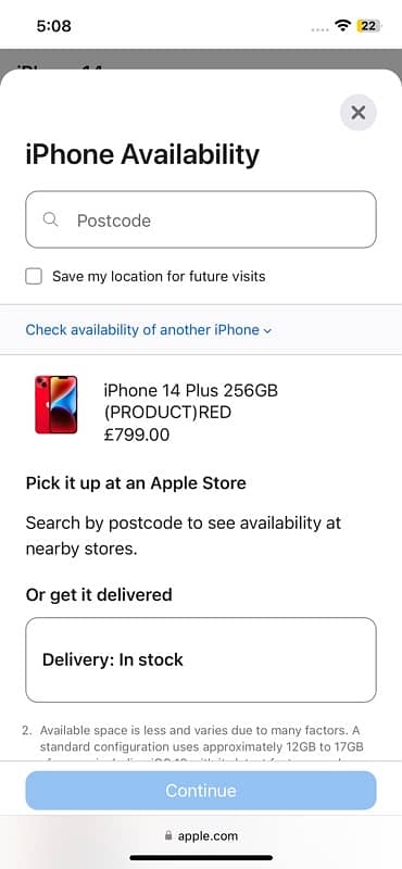 iPhone 14 Plus box packed 256gb 1