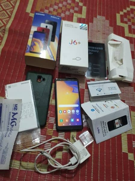 Samsung galaxy J6 +,Complete box,(03165859104),Ram 3gb,Memry 32gb 2