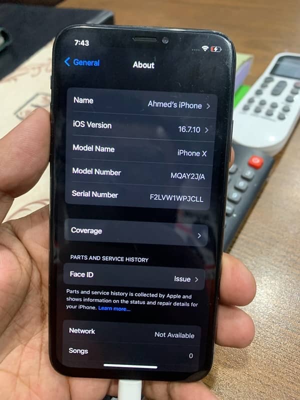 urgent sale iPhone X 64 Gb 11