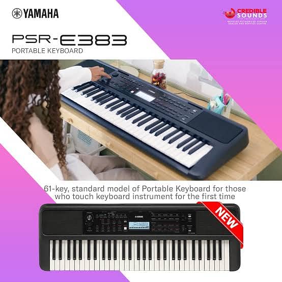 yamaha PSR E383 new model keyboard 2