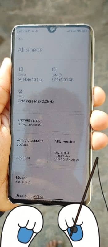 Mi Note 10 Lite 10/9  8+8Gb Ram 128Gb Storage All Original Accessories 4