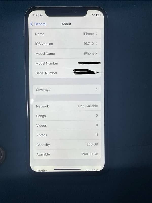 iPhone X256gb urgent sale 6