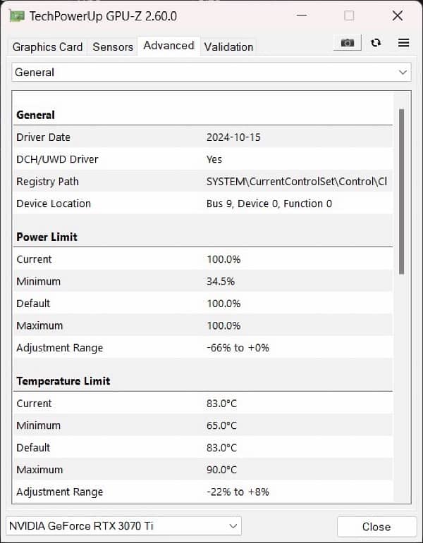 MSI RTX 3070 Ti Ventus 3X OC 8