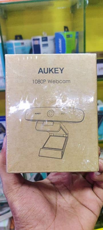 Black Series Webcam - AUKEY PC-LM5 - with Built-in Microphone 5