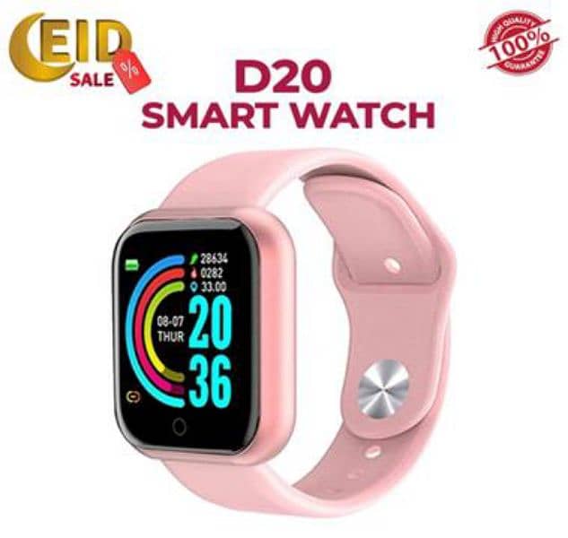 new Smart watch pink color 1