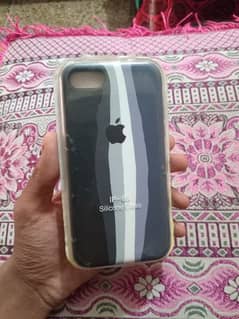 iphone 7 and 8 offical case ranbow colour black