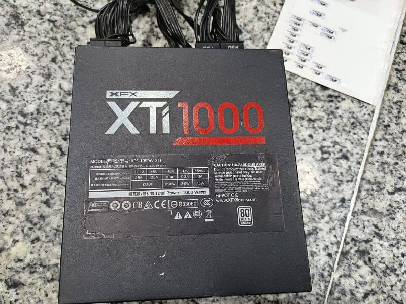 Xfx Xti 1000 Watt 80+ Titanium Fully Modular 0