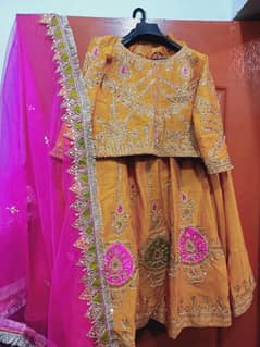 Bridal Lehnga for Mehndi