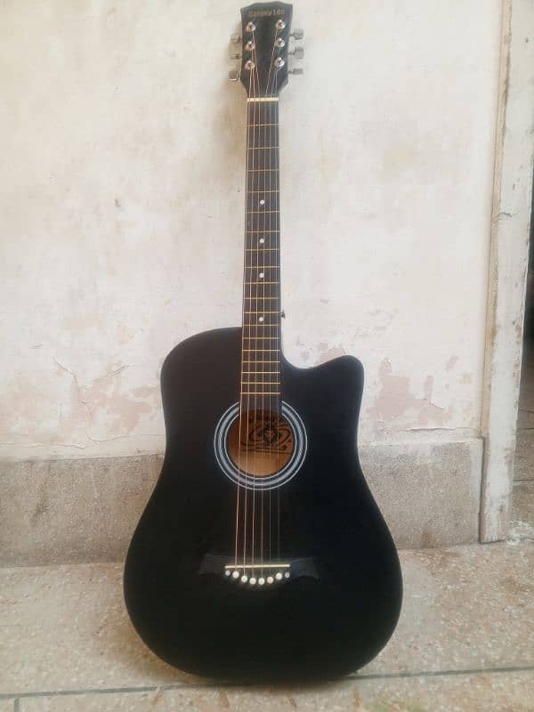 black tinted aucustic 38 inches guitar for sale 3