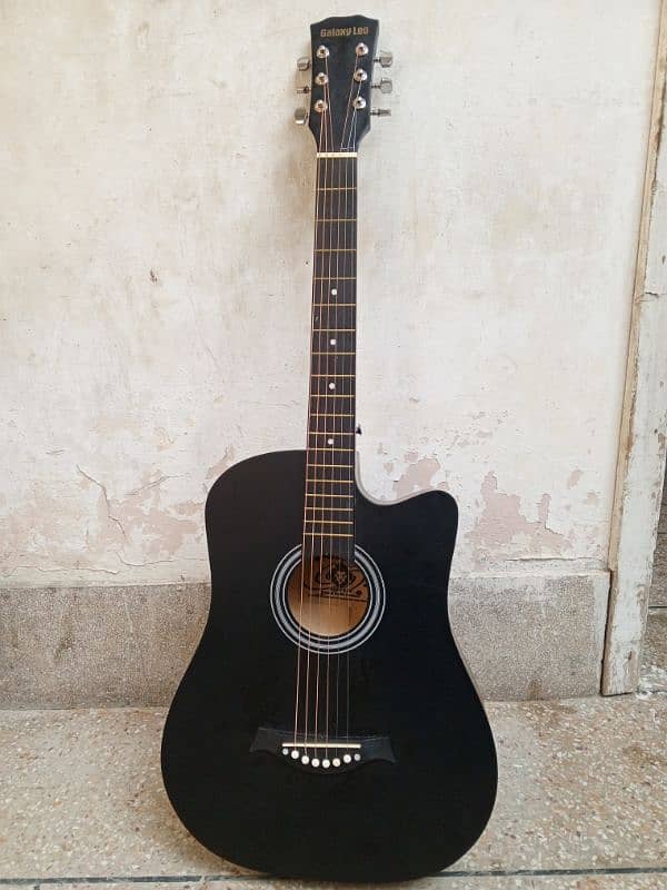 black tinted aucustic 38 inches guitar for sale 4