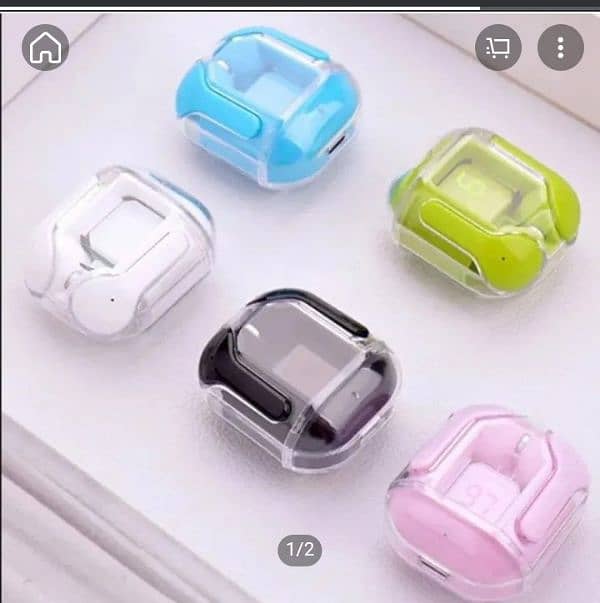 Airport air31 wireless  transparent Bluetooth 5.3 colors delivery on 0