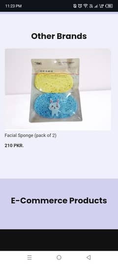 facial sponge